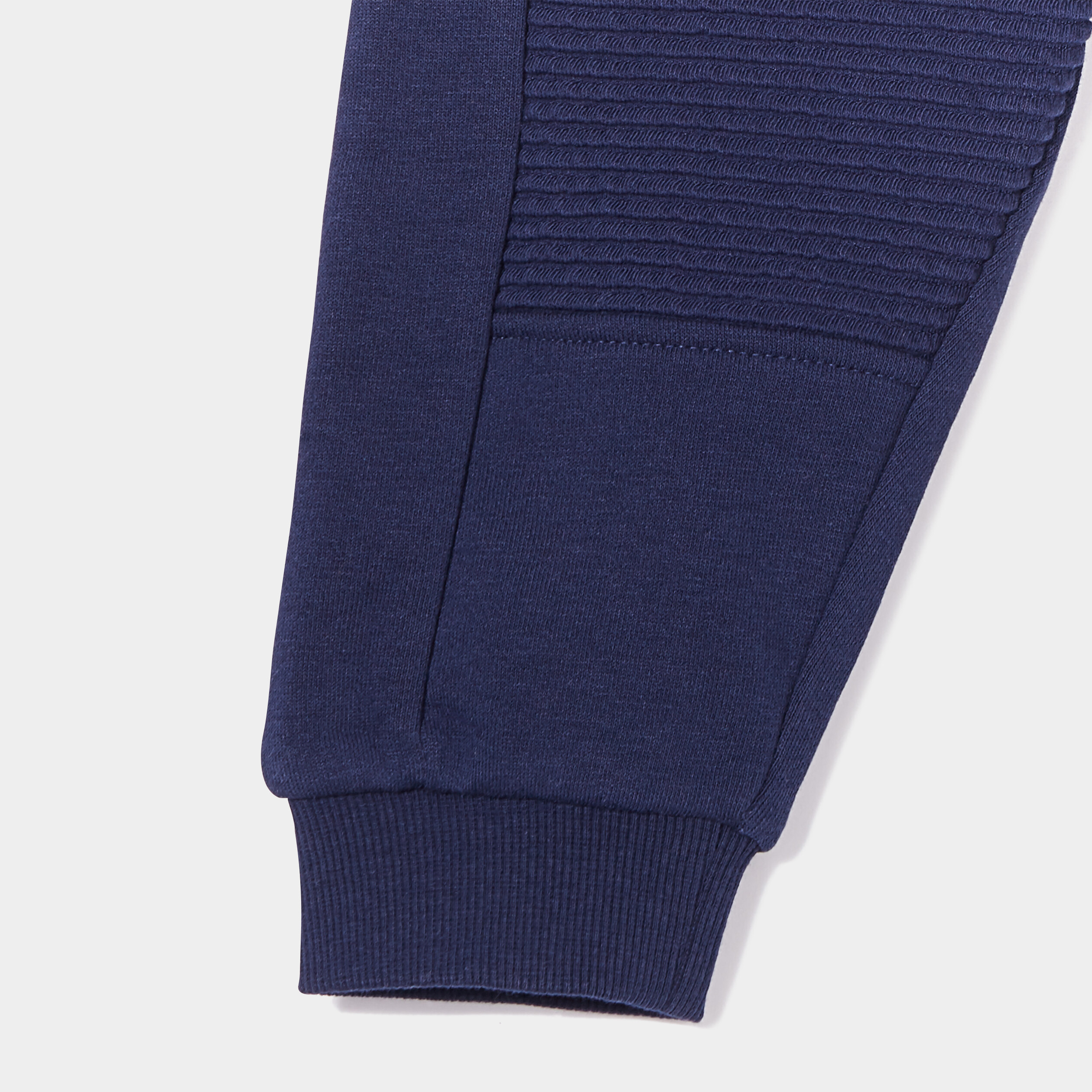 Jogging molleton taille élastiquée bleu marine bébé garçon | La Halle