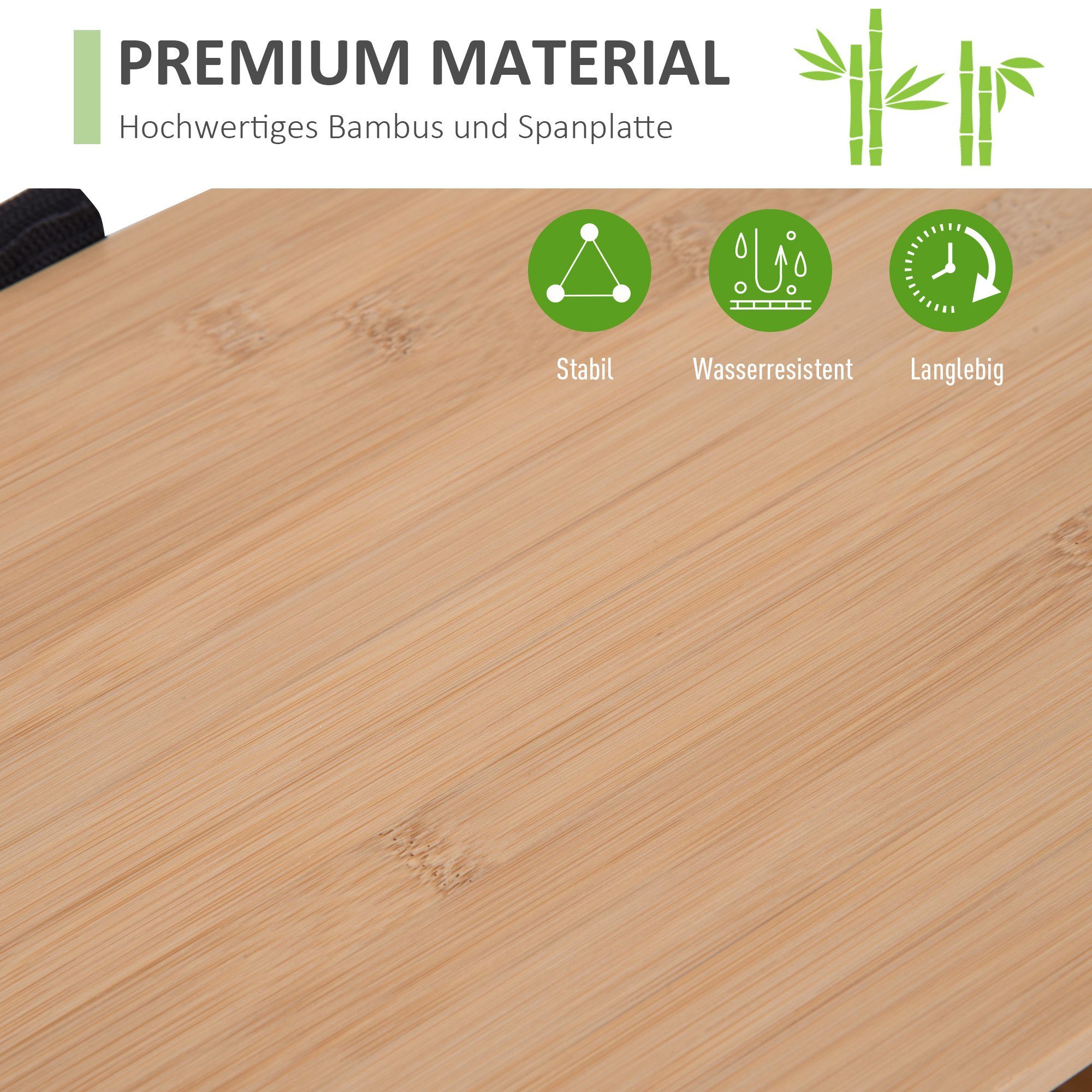 HOMCOM Badkommode Badschrank