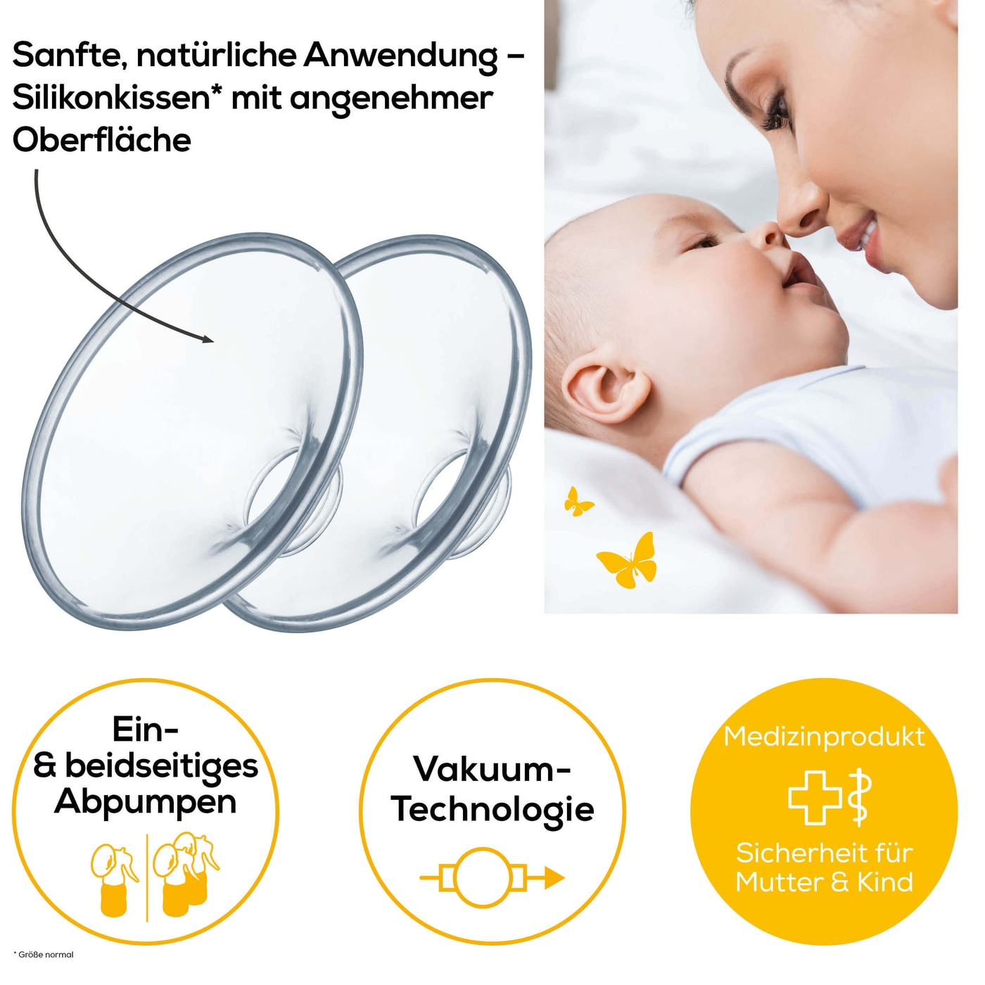 Beurer Elektrische Doppelmilchpumpe BY 70 Dual-Elektrische Doppelmilchpumpe inkl. Handpumpe & Anti-Kolik-System