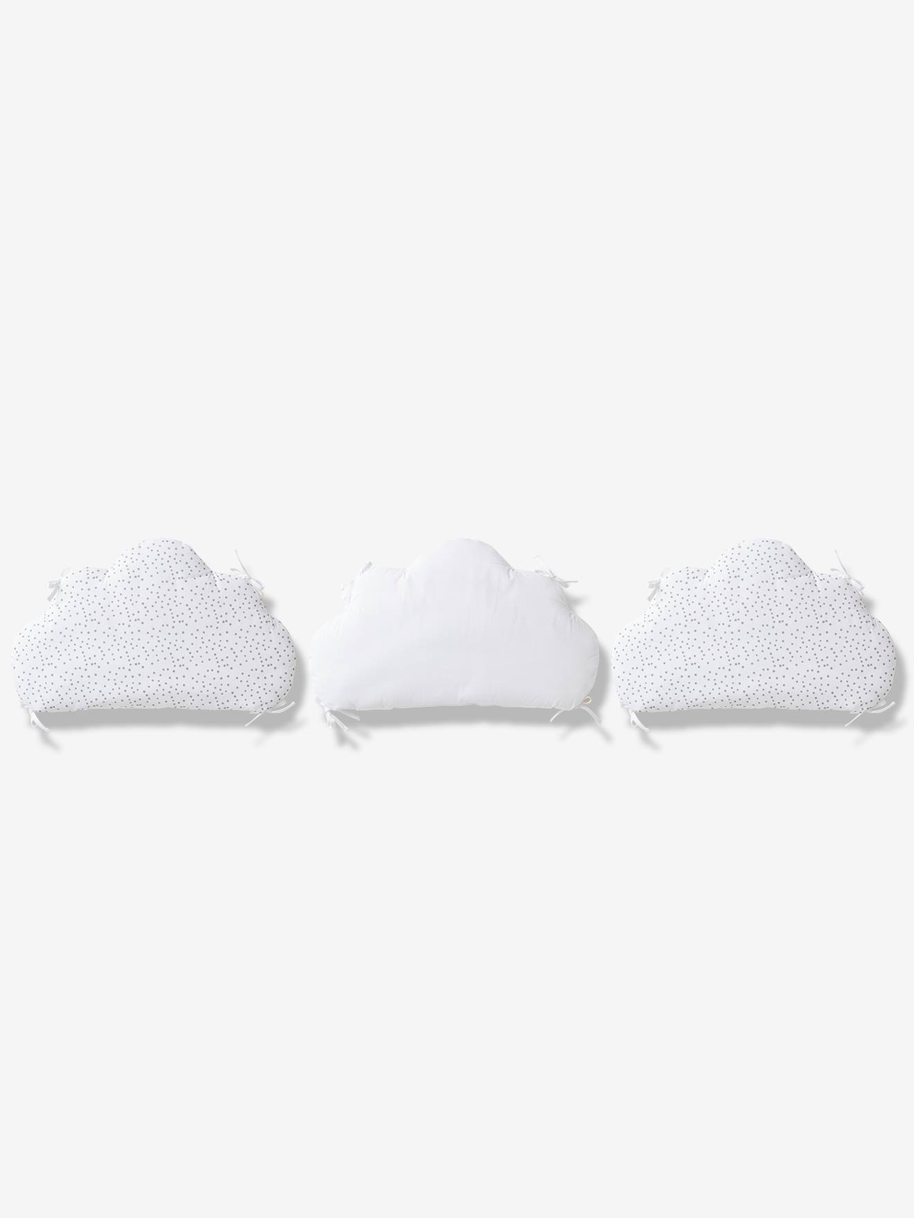 Vertbaudet Baby Bettumrandung WOLKE UND STERNE Oeko-Tex - weiß
