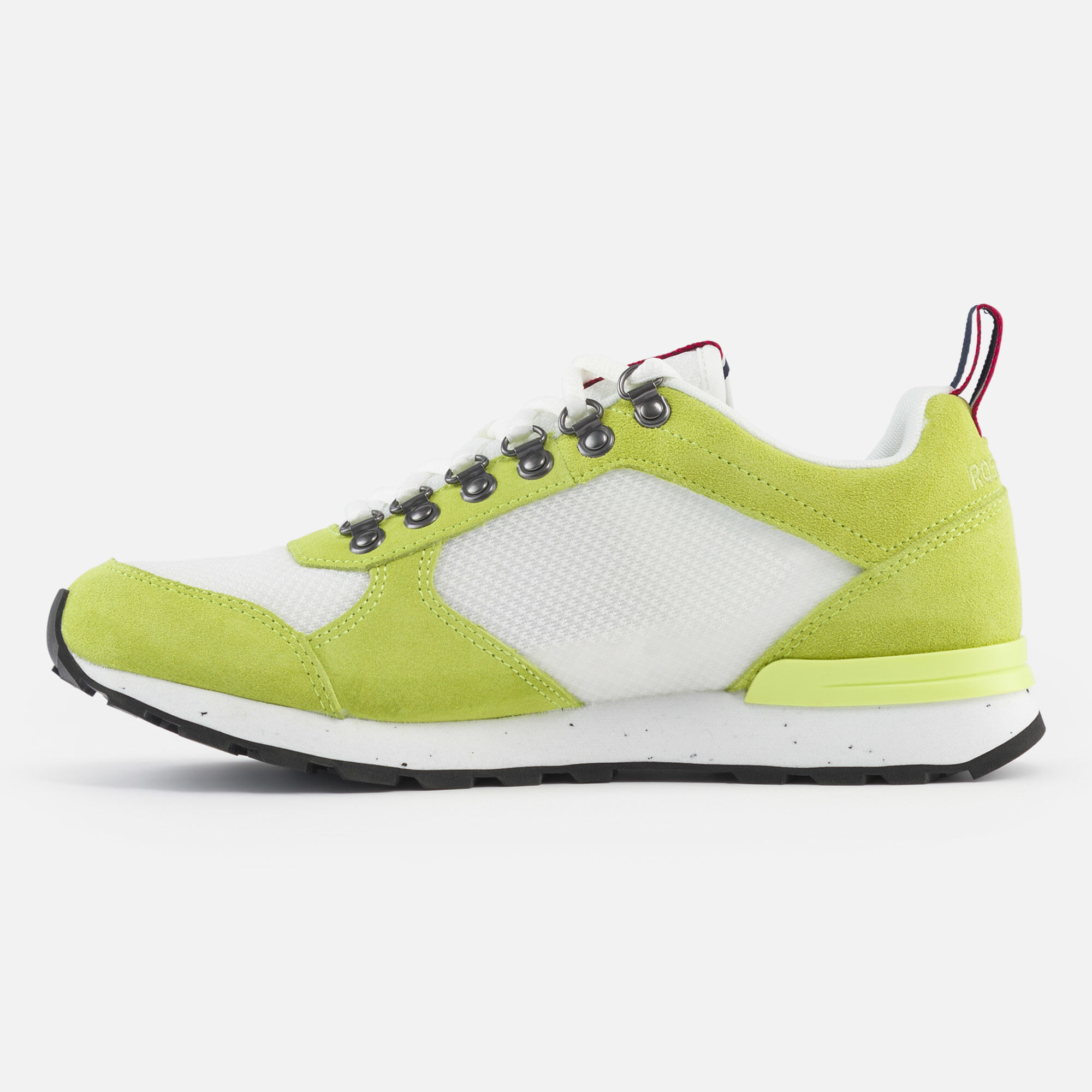 Baskets Heritage Special blanches et citron femme