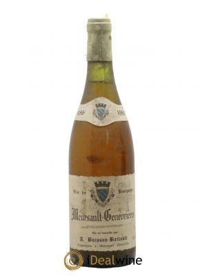 Meursault 1er Cru Genevrières Domaine Buisson Battault 1986 - Lot de 1 Bouteille