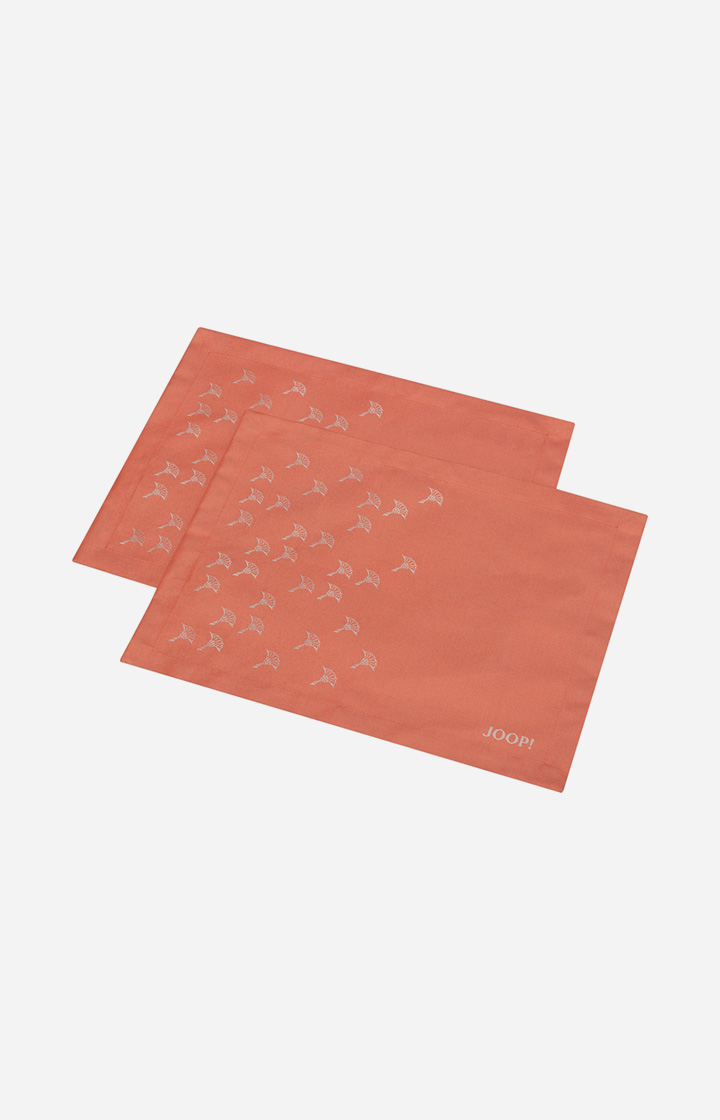 Platzset FADED CORNFLOWER 2er Pack in Apricot - 2er Set, 36 x 48 cm - im JOOP!
