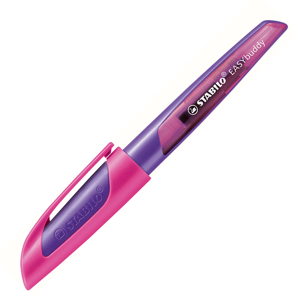 Schulfüller EASYbuddy M-Feder lila/magenta, inkl. Patrone