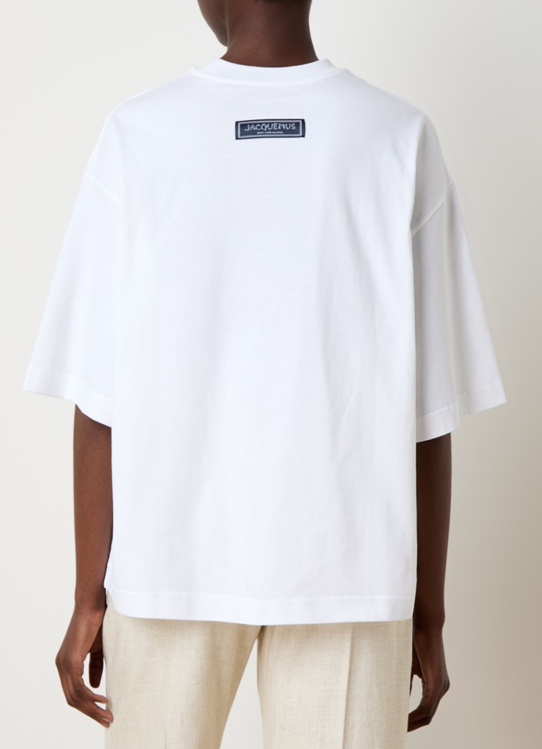 Jacquemus T-shirt with logo and print