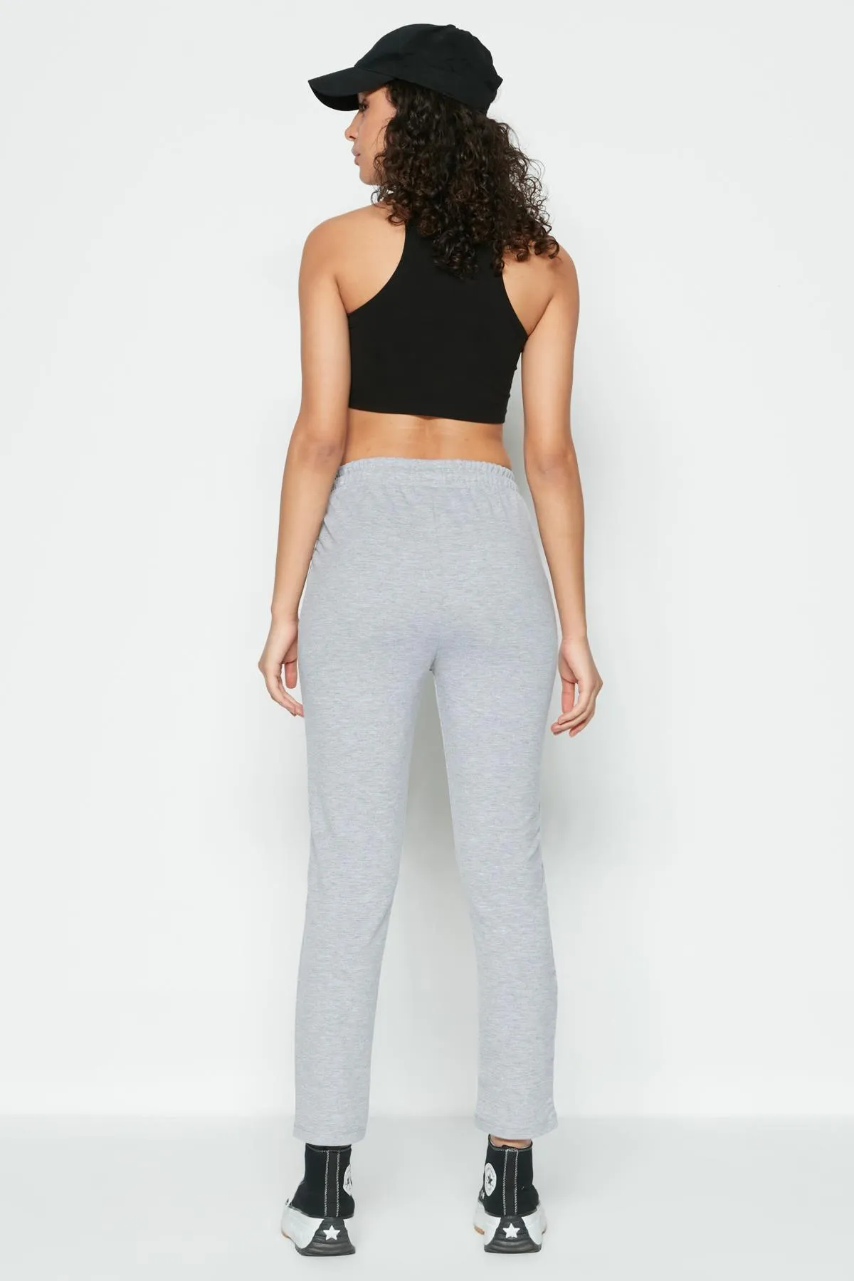 C&City  Jogginghose mit geradem Bein 733 Grau