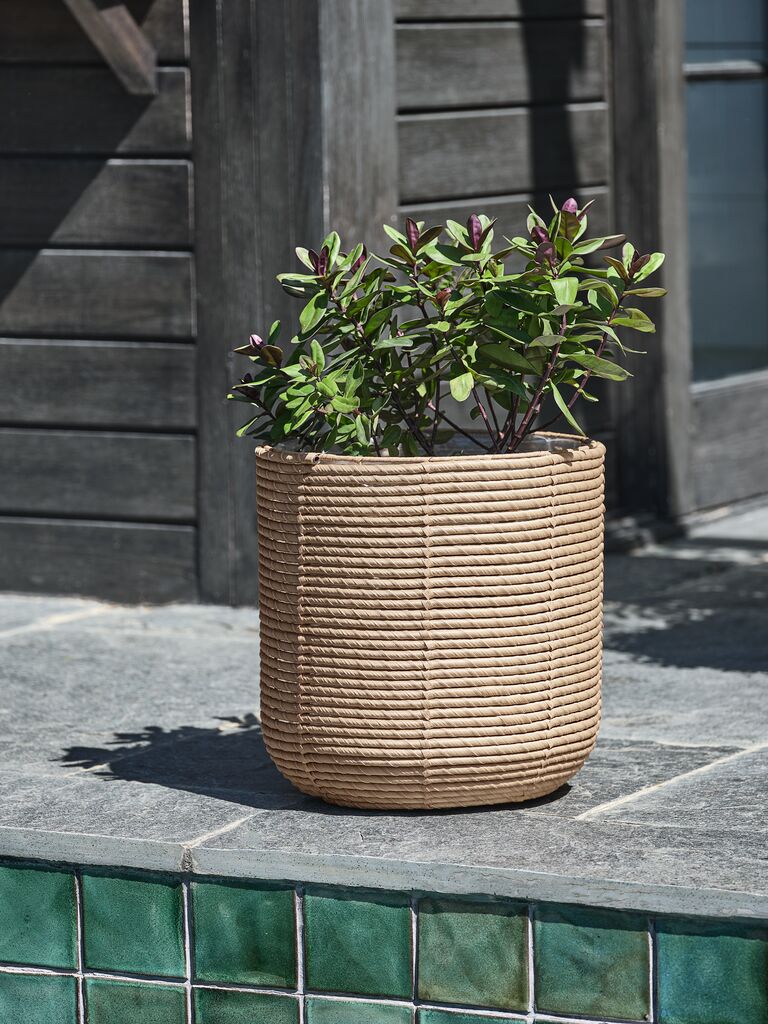 GULSAGER Korb-Blumentopf GULSAGER Ø36xH38 natur