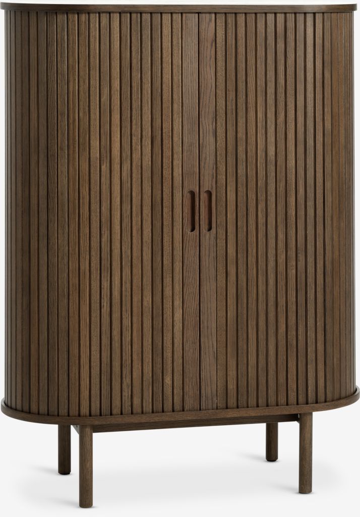 LYNGVIG LYNGVIG Schrank 90 cm, 2 Lamellentüren, dunkle Eiche