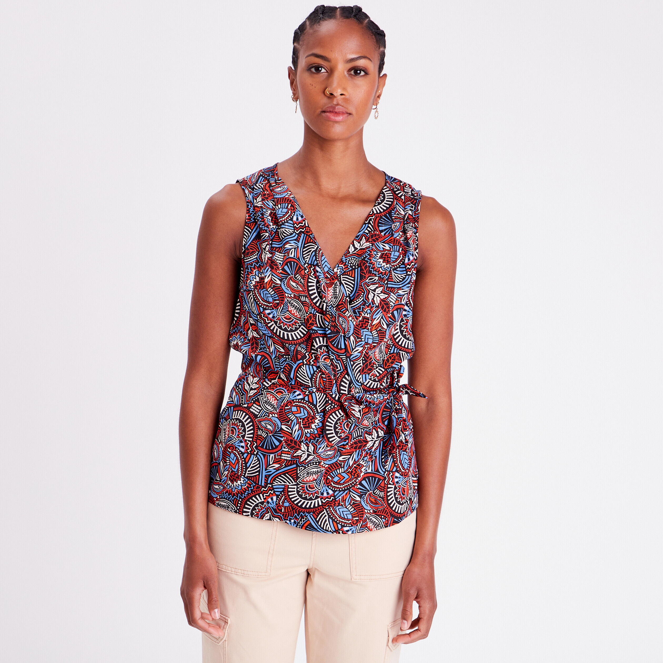 Blouse sans manches noir femme | Cache Cache