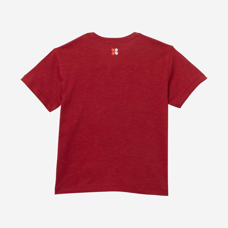 T-shirt garçon poche rayée rouge Catimini
