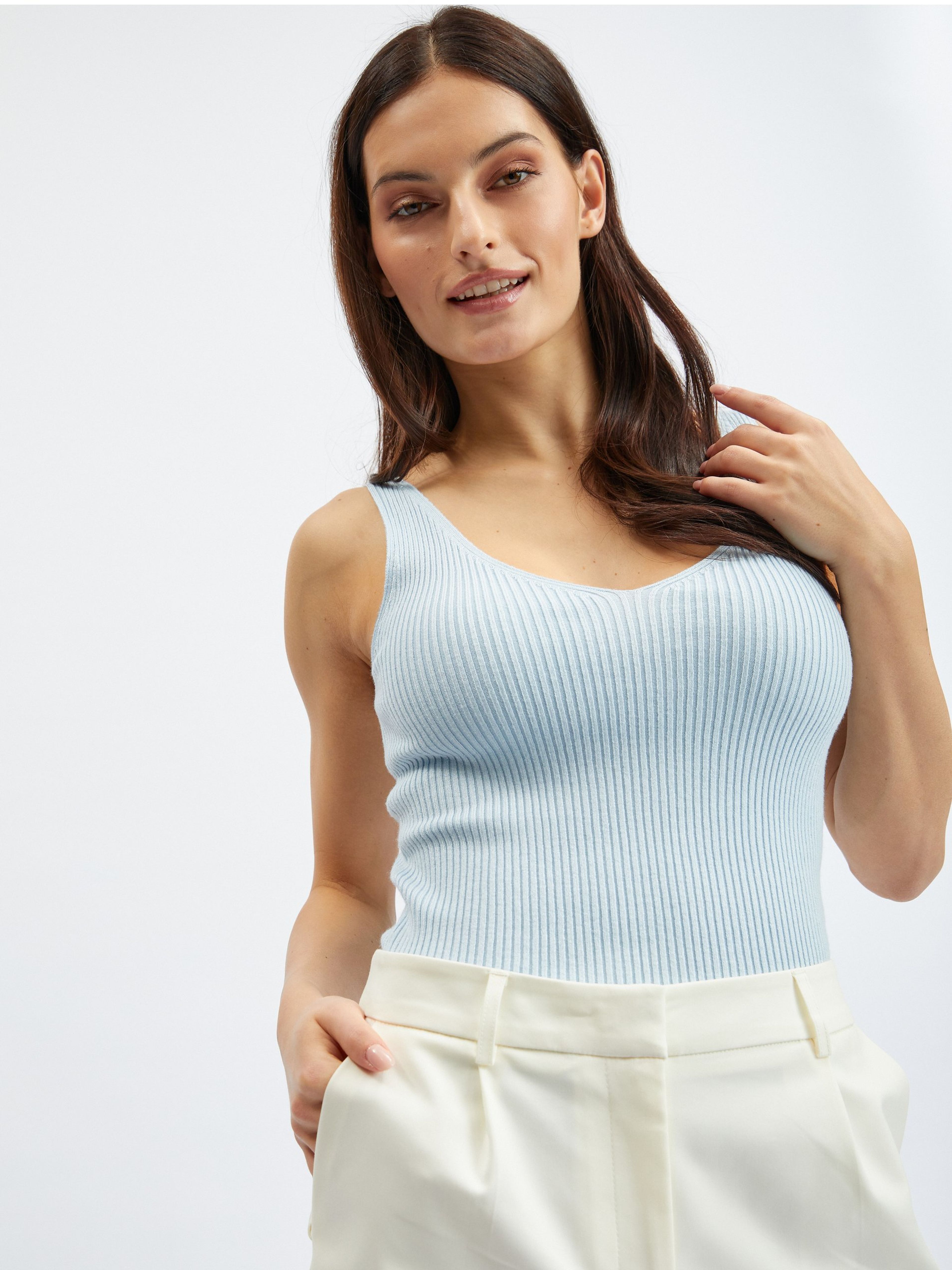 Weiße Damen-Shorts ORSAY
