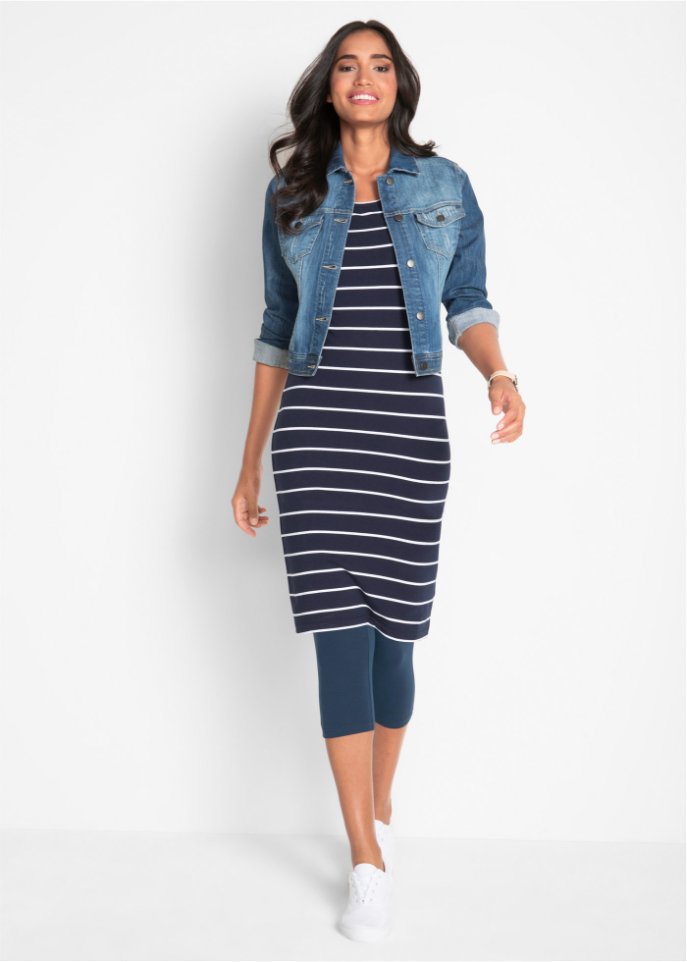 Stretch-Capri-Leggings (2er Pack)