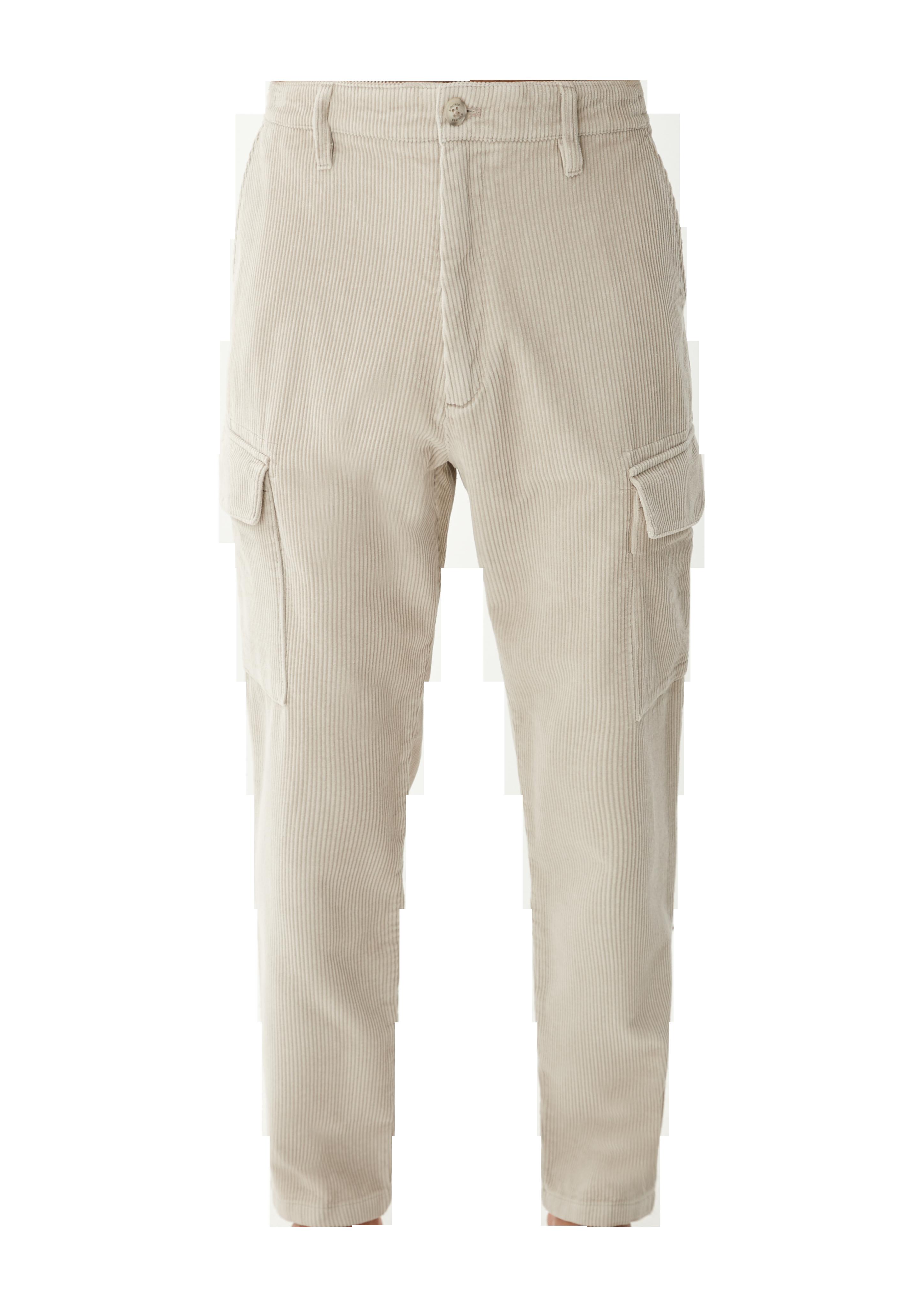 Relaxed: Cordhose mit Cargotaschen  2121882-8030