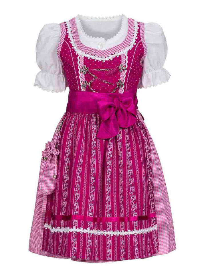 Nübler Kinderdirndl 3-teilig Anja in Beere günstig kaufen