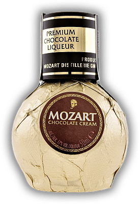 Mozart Gold Chocolate Cream 0,05 Liter Mozart Gold Chocolate Cream 0,05 Liter Salzburger Schokoladen-Likör, dessen geschmackliches und optisches Vorbild natürlich die berühmte 
