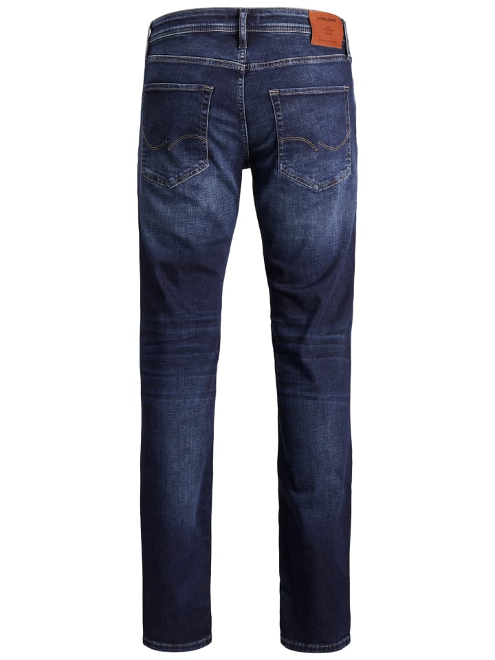 Jack & Jones Regular Fit Jeans Mid Waist Basic JJICLARK JJORIGINAL in Blau günstig kaufen