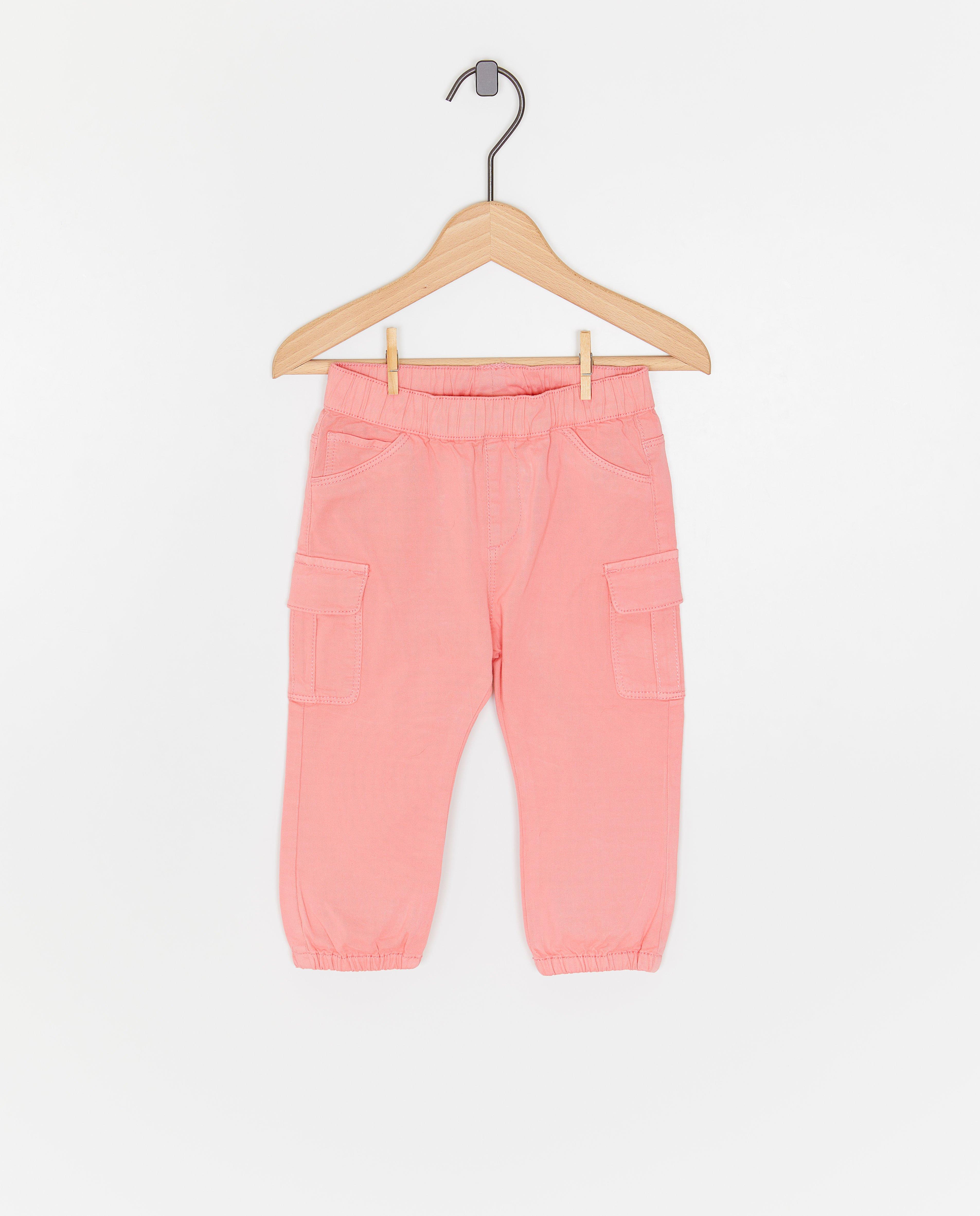 S. Oliver Roze broek, cargo fit roze