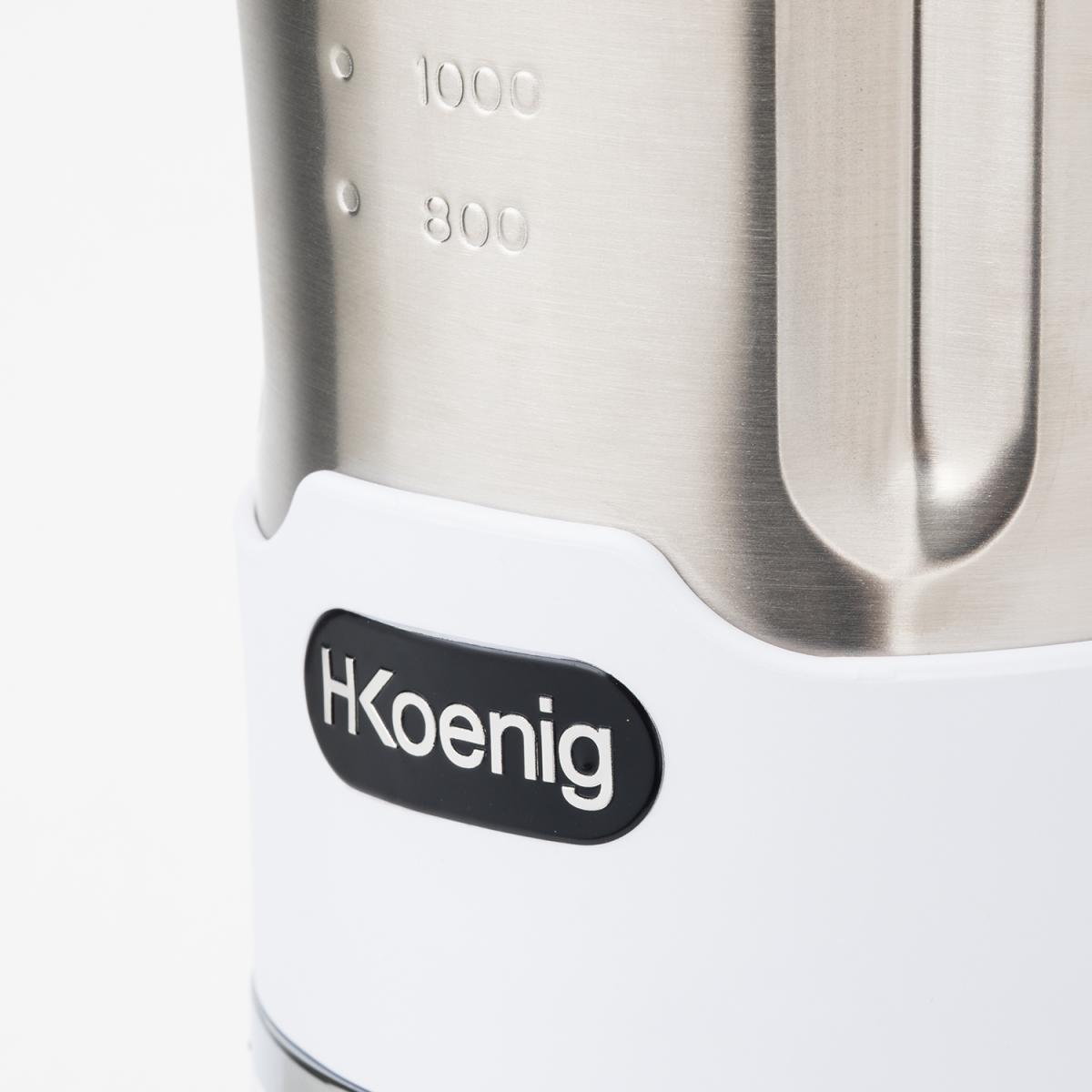 H.Koenig Suppenkocher MXC36 mit 2 Kochprogrammen und Crushed-Ice-Funktion