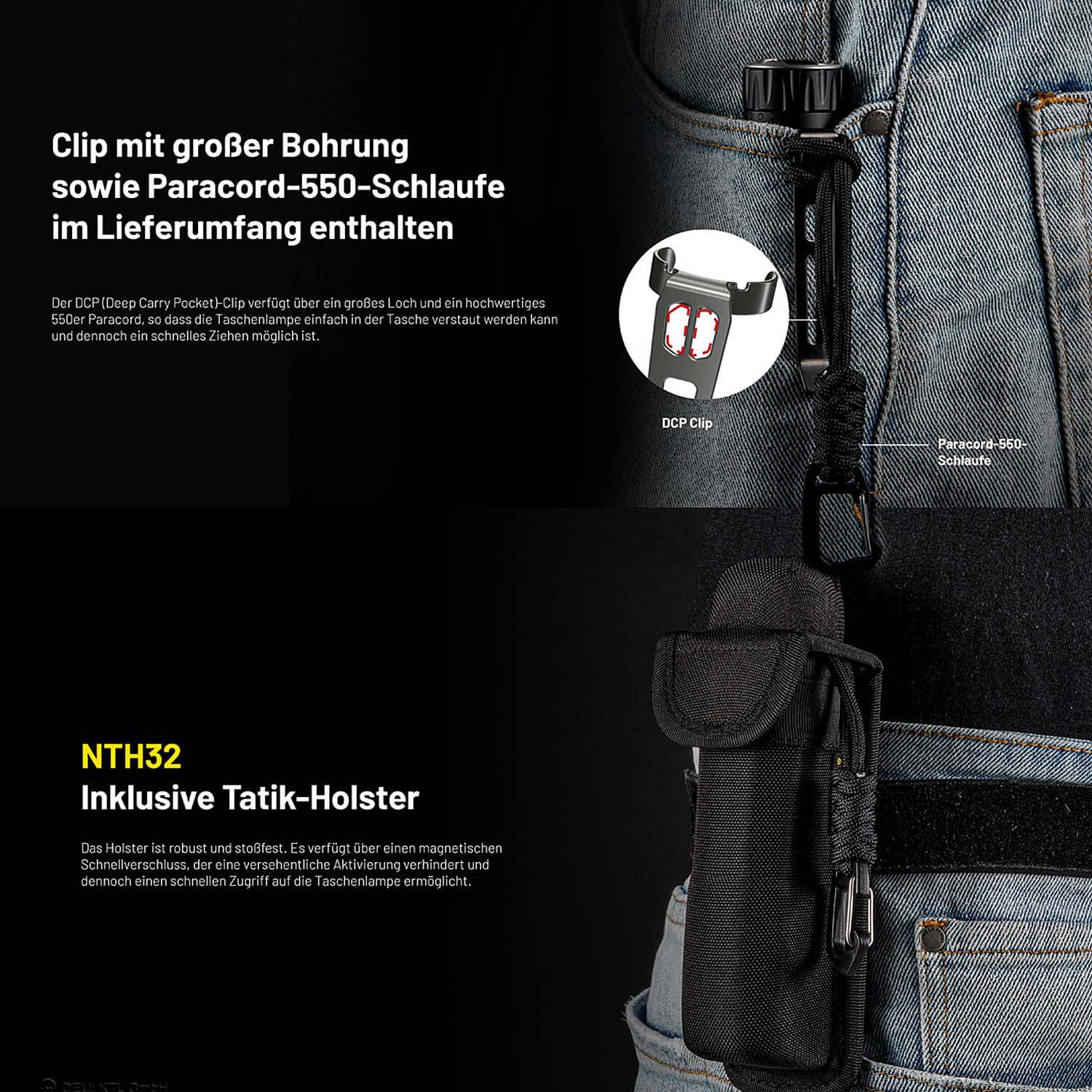 LED Taschenlampe EDC35 - 5000 Lumen