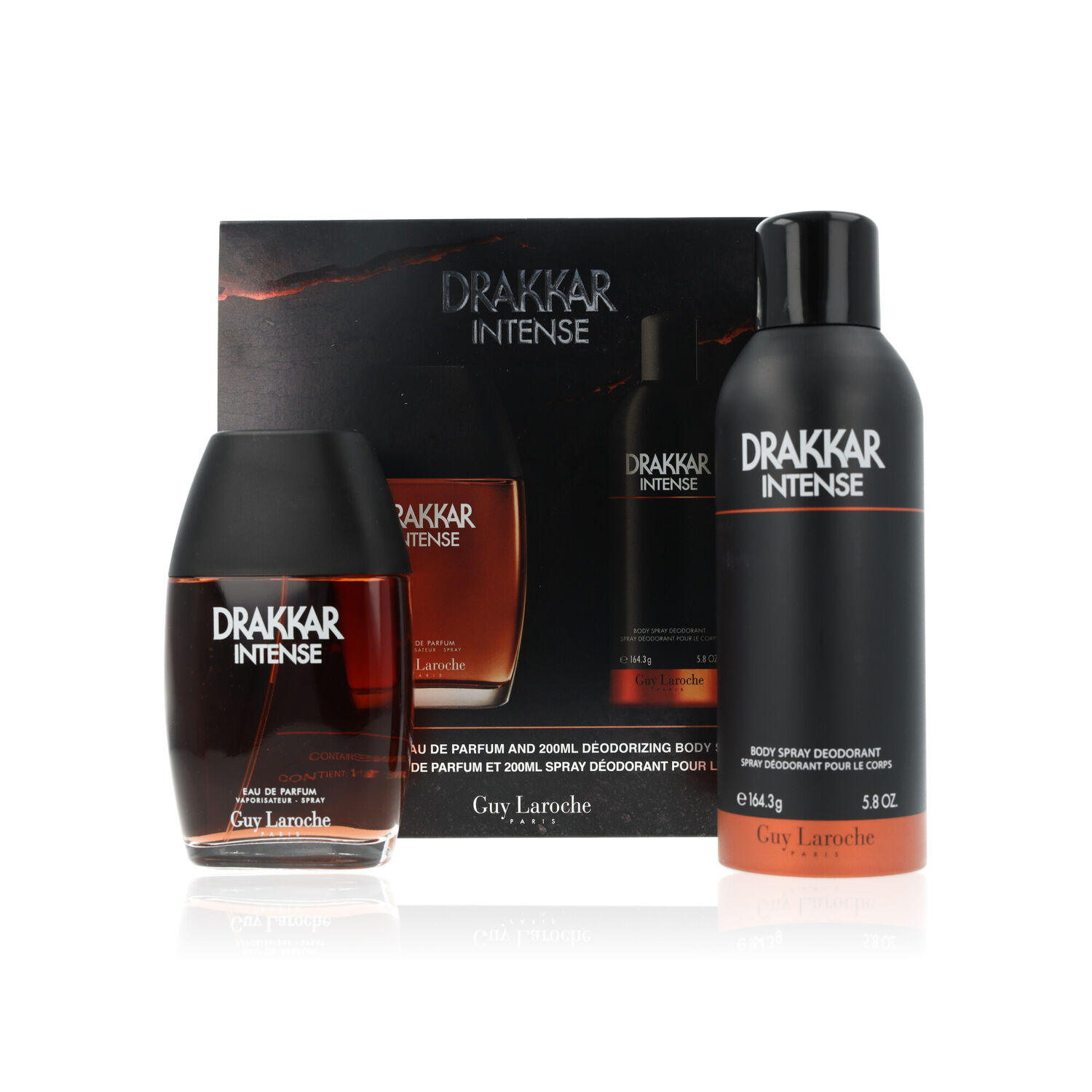 Guy Laroche DRAKKAR NOIR INTENSE Coffret Eau de Parfum 100ml + Déodorant 200ml