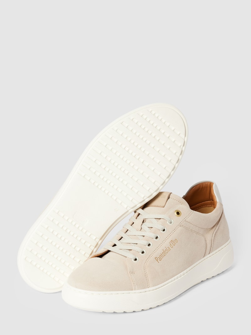 Sneaker aus Leder Modell 'CELANO UOMO' in beige
