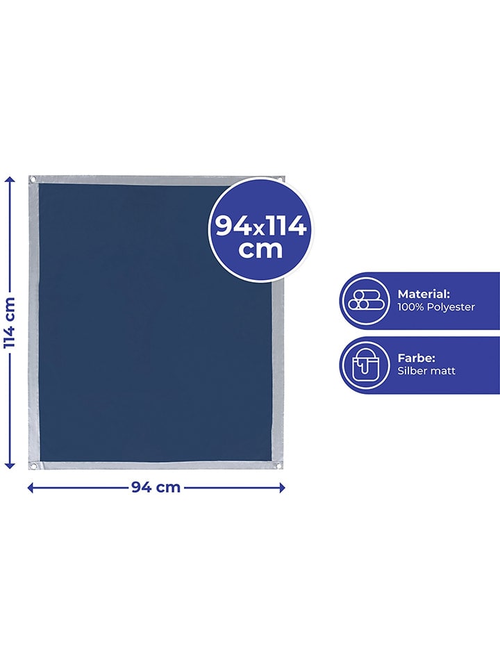 Wenko Fenster-Sonnenschutz in Blau - (L)114 x (B)94 cm günstig kaufen onesize