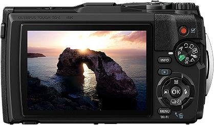Olympus Tough TG-6 Outdoor-Kamera (12 MP, 4x opt. Zoom, WLAN (Wi-Fi)