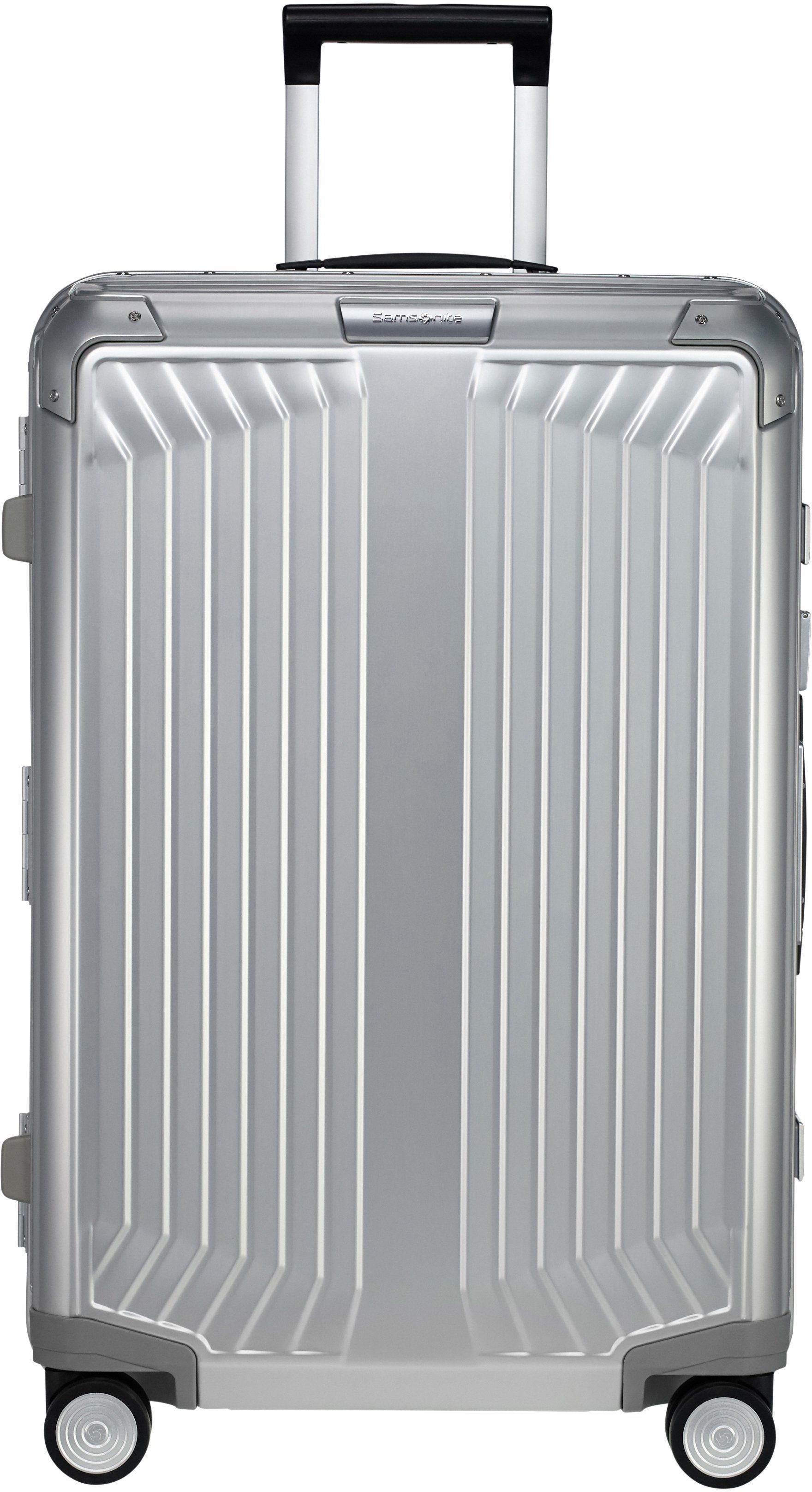 Samsonite Hartschalen-Trolley Lite-Box Alu, 69 cm, 4 Rollen, hergestellt aus Premium-Aluminium