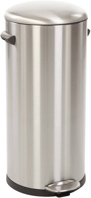 EKO Edelstahl Treteimer 30 L 33,8 (B) x 37,9 (T) x 68,5 (H) cm Silber