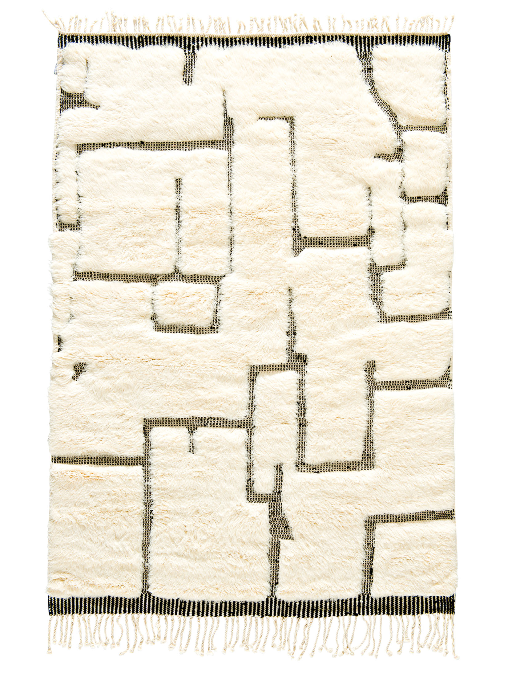 Beni Ourain ca. 145 x 215 cm, Unikat / Einzelstück
