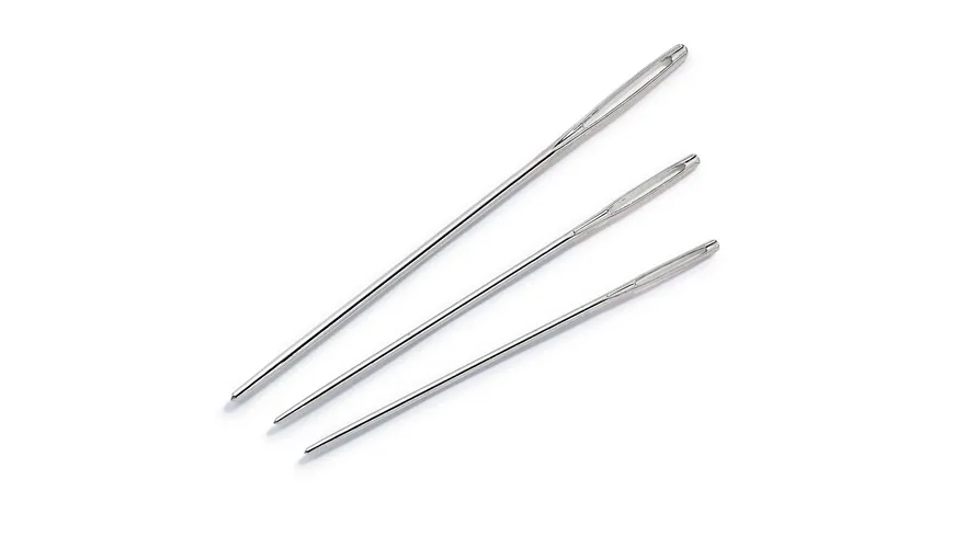 Prym Sticknadeln ohne Spitze ST 18 1,20 x 50 mm silberfarbig