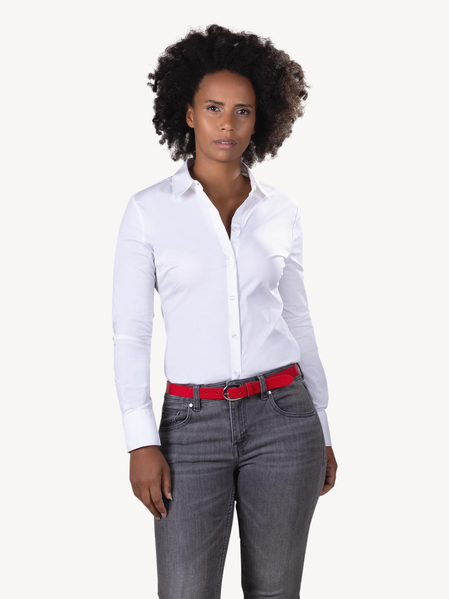 Ceinture en cuir - rouge
