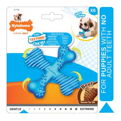Nylabone Welpen X-Bone Kauspielzeug