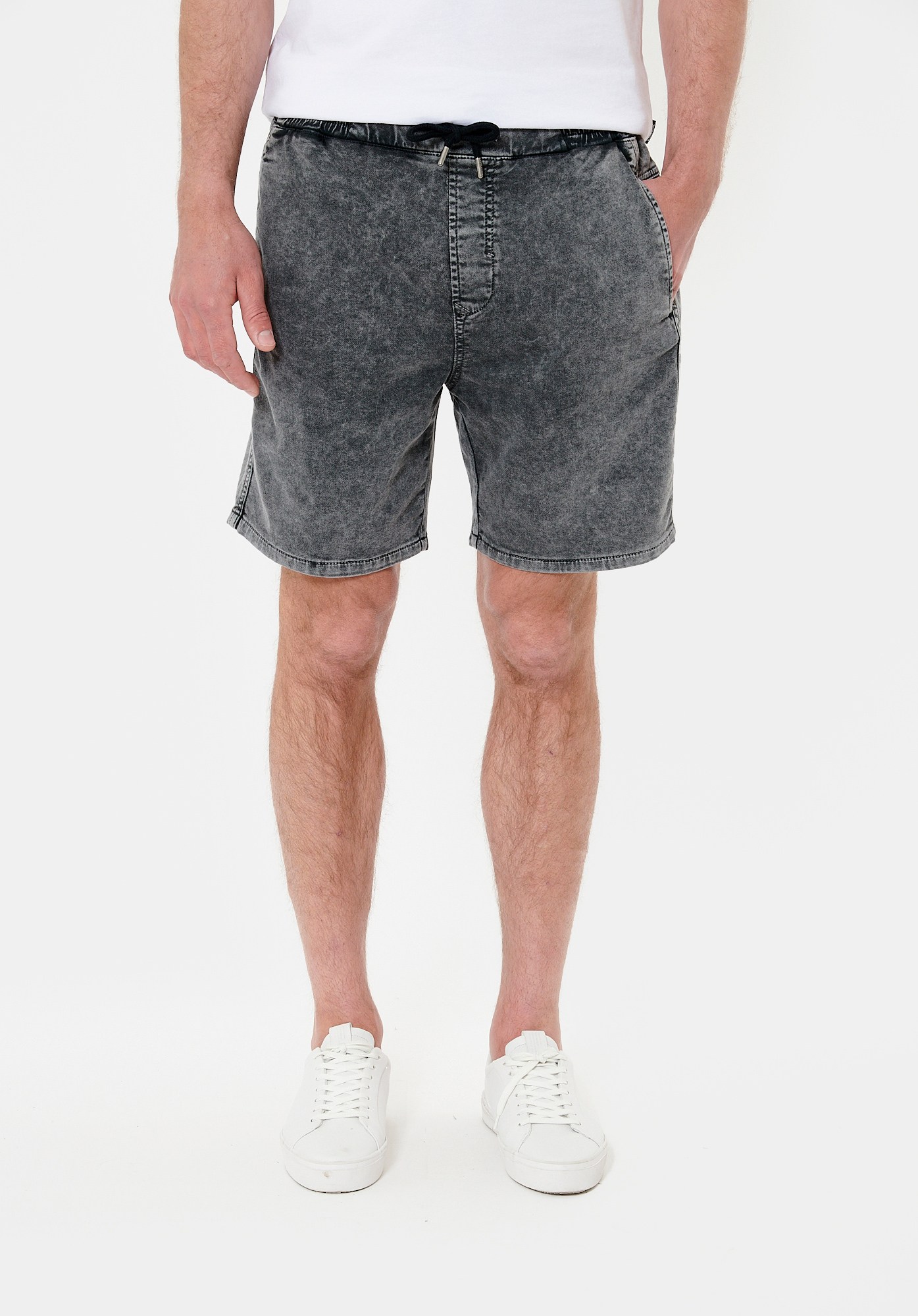 EVAN   Short gris homme