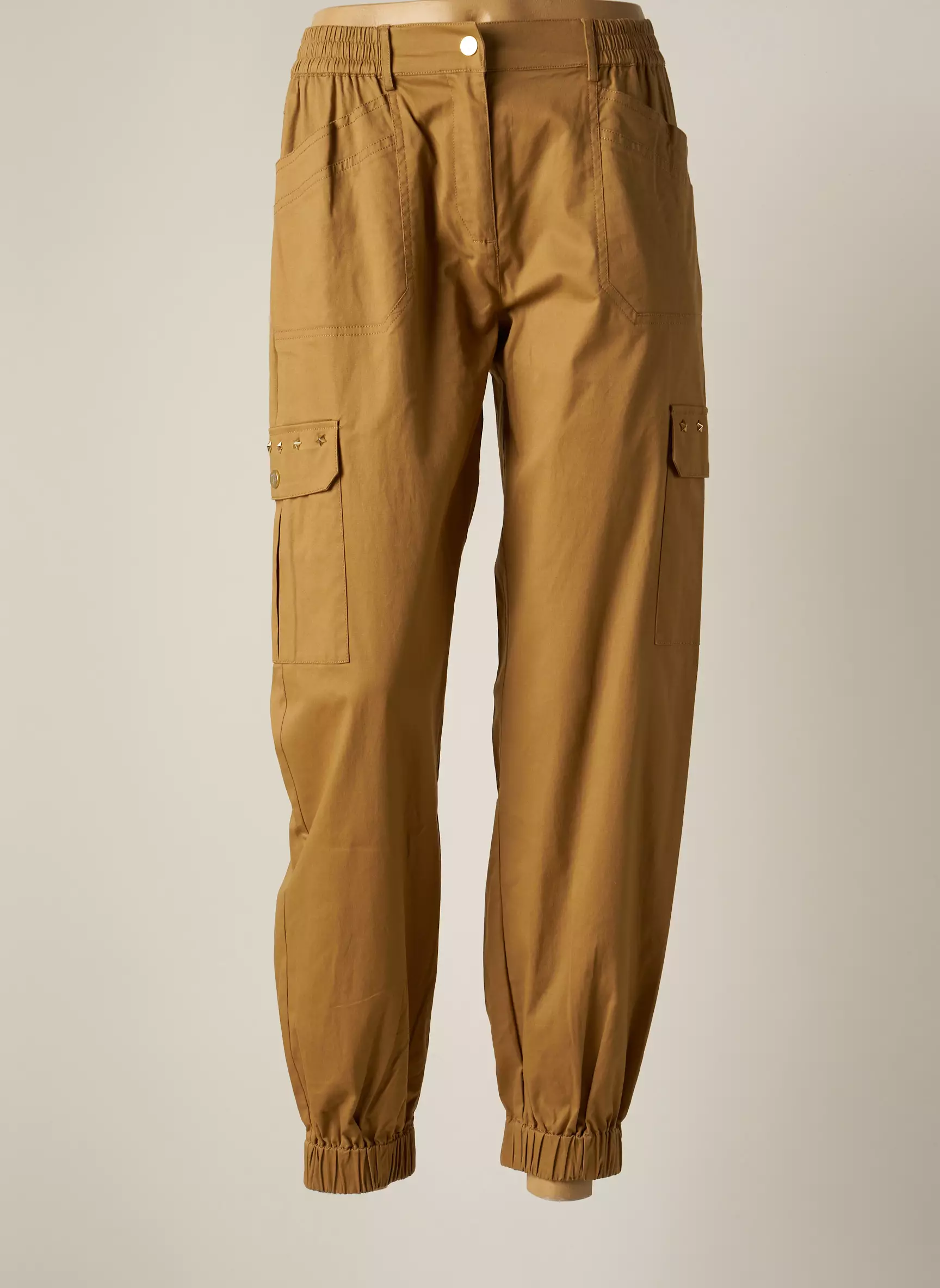 7 Seasons Pantalons Cargo Femme couleur marron