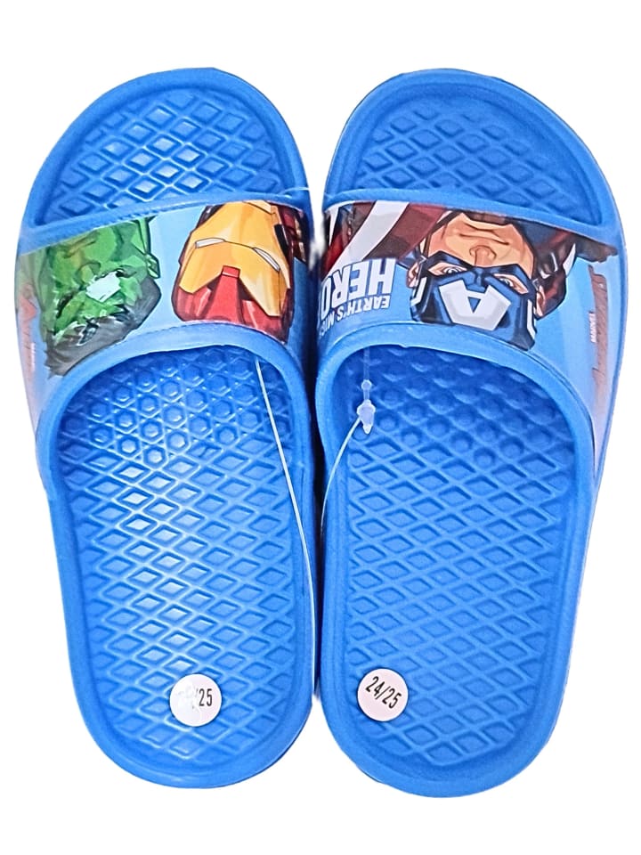 Avengers Badelatschen Avengers in Blau günstig kaufen