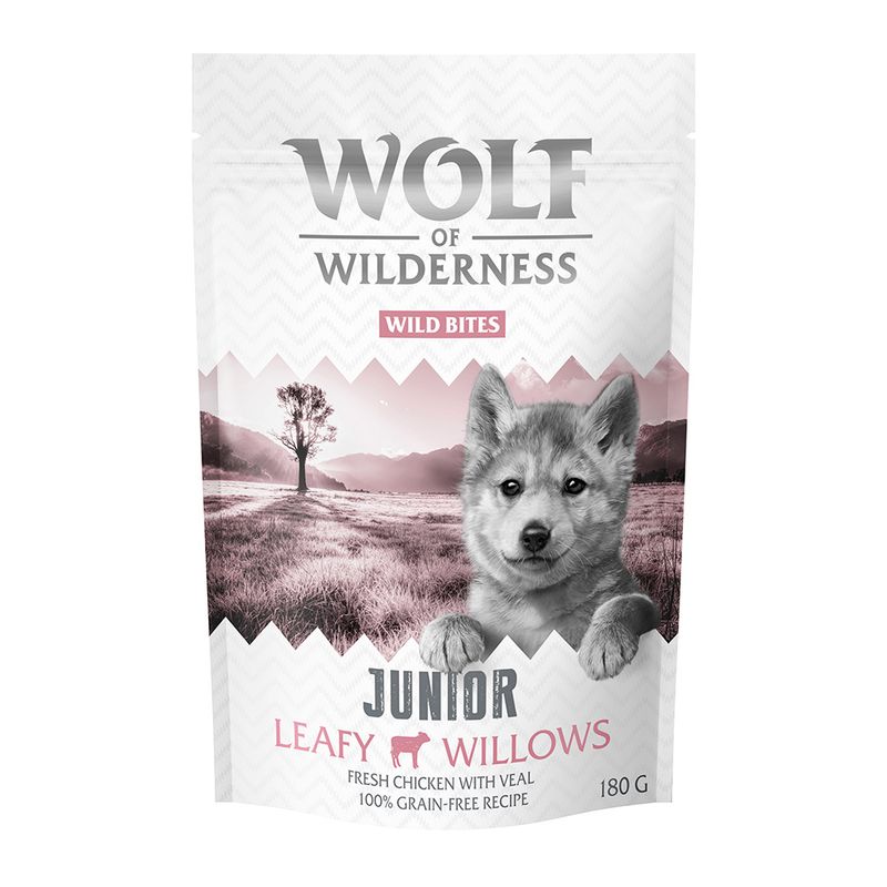 Wolf of Wilderness Snack - Junior Wild Bites 180 g