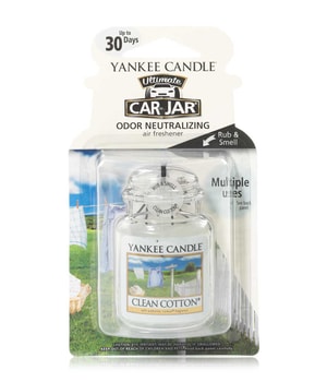 Yankee Candle Clean Cotton Car Jar Ultimate Duftkerze-1 Stk