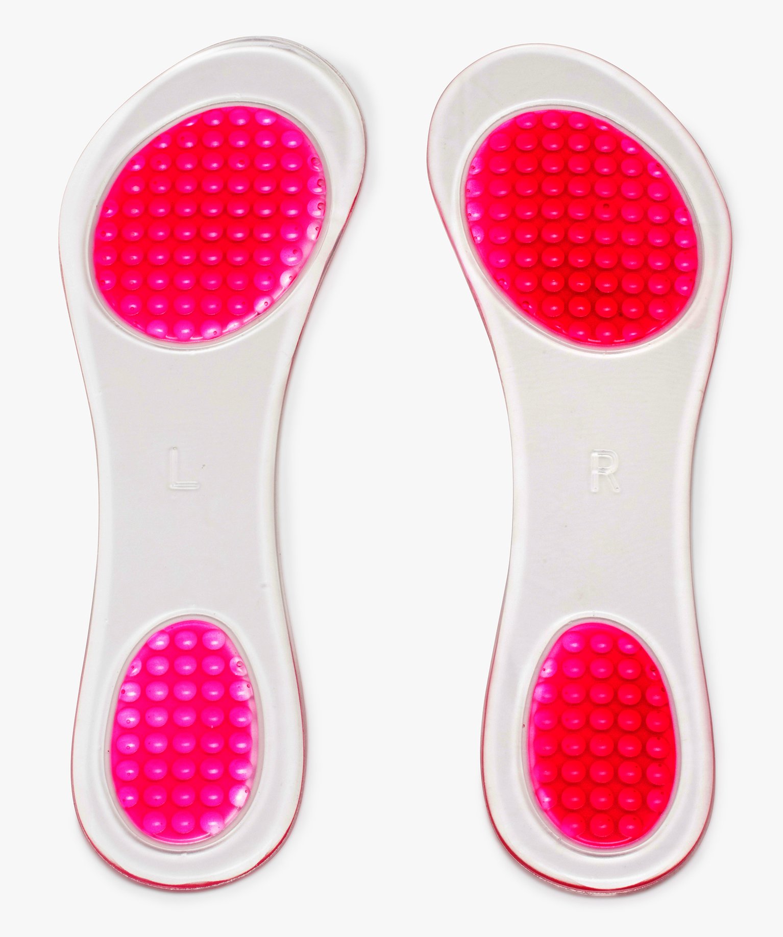 Semelles 3/4 en gel massantes blanc | GEMO