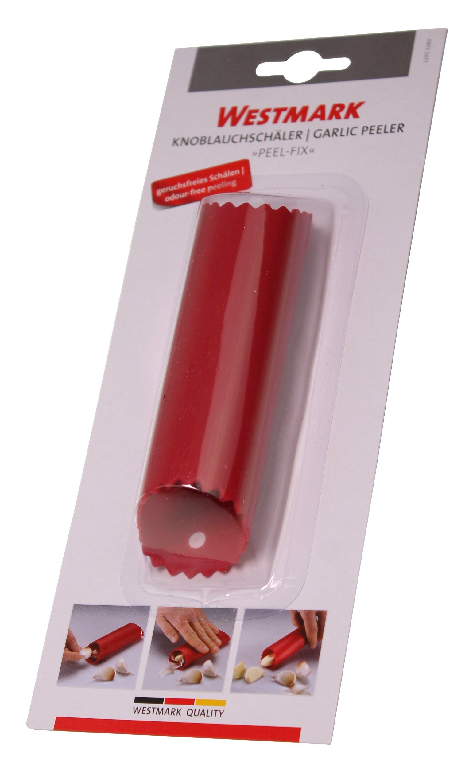WESTMARK Sparschäler Westmark 11922280 Peel-Fix Knoblauchschäler, Spülmaschinengeeignet