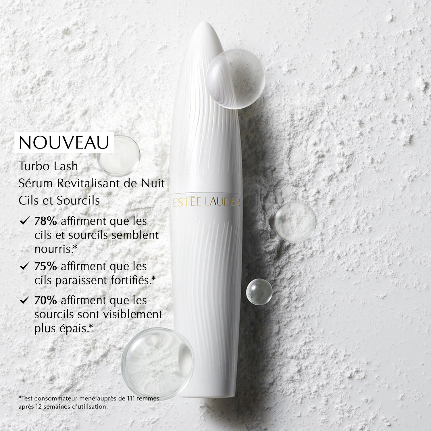 Estée Lauder Turbo Lash Sérum Revitalisant de Nuit Cils et Sourcils