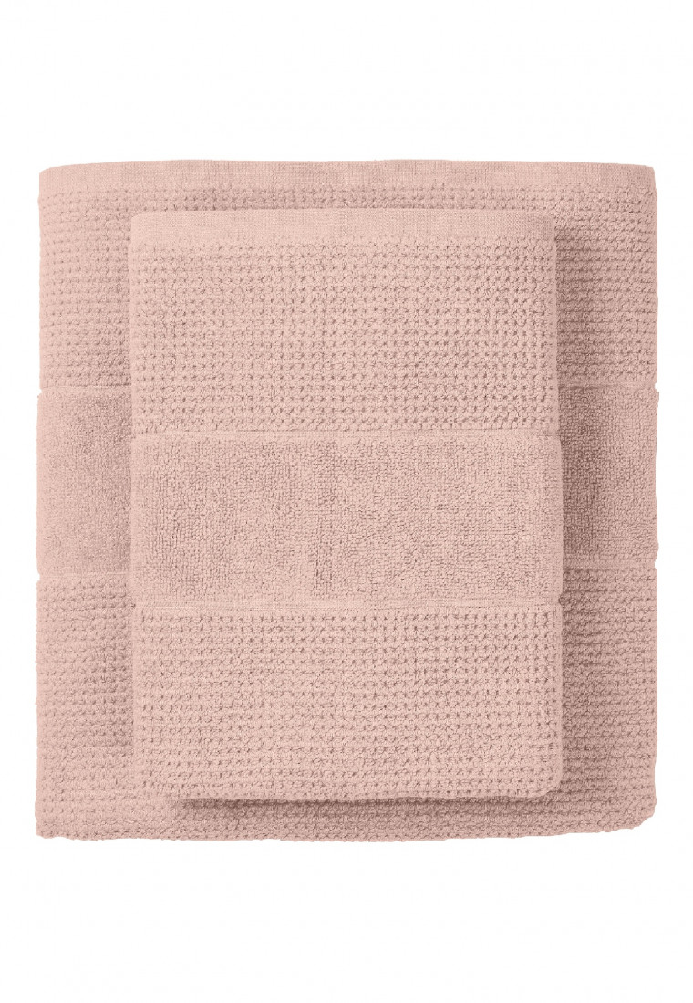 Duschtuch 2er-Pack 70x100 cm zartrosa - SCHIESSER Home