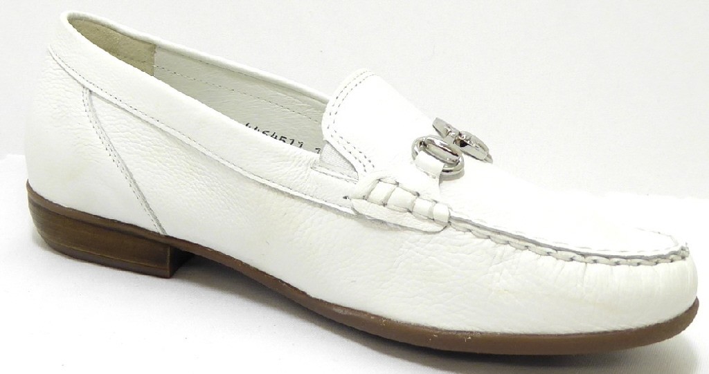 WALDLÄUFER Komfort Slipper weiss Hina