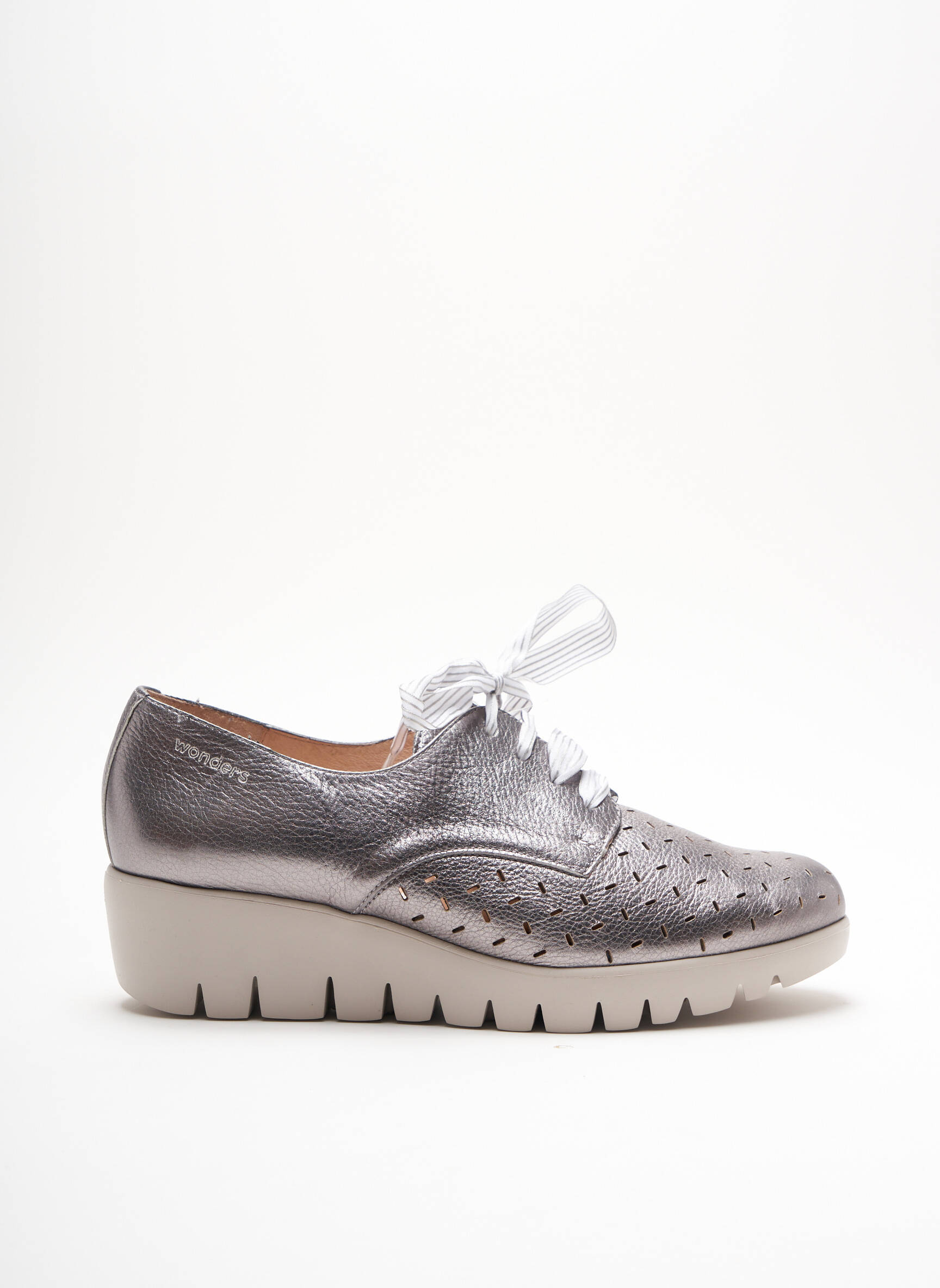 Wonders Derby Femme couleur gris