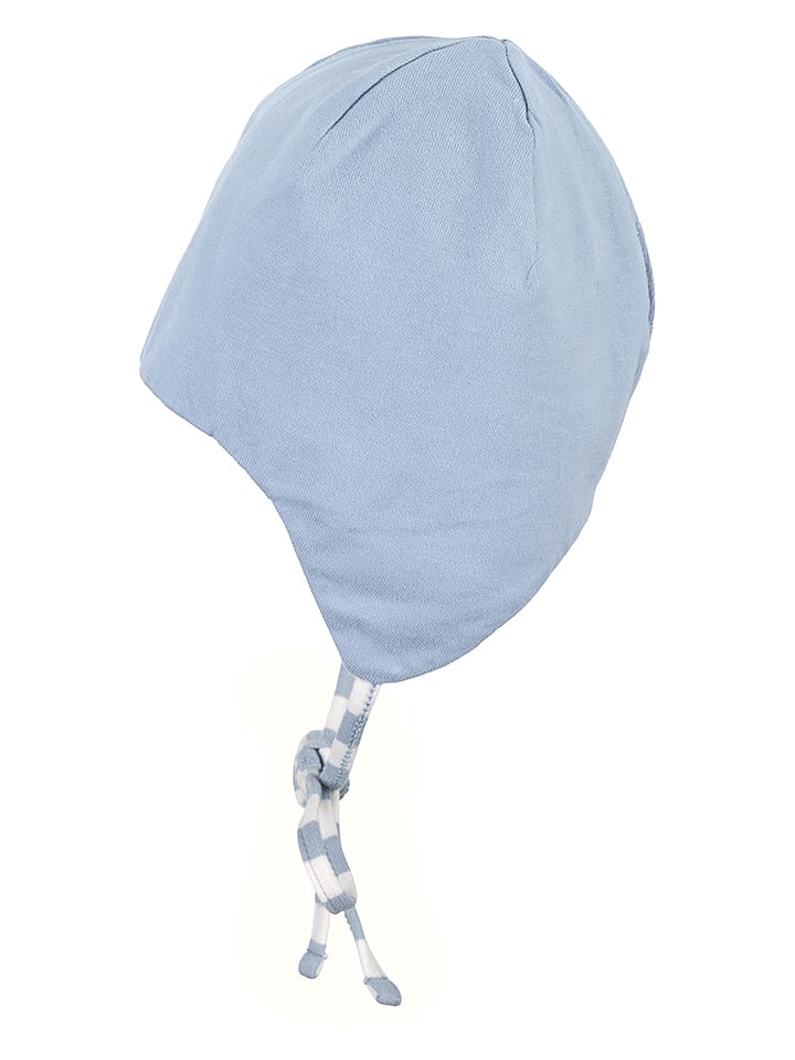 Sterntaler Wende-Bindemütze in Hellblau günstig kaufen