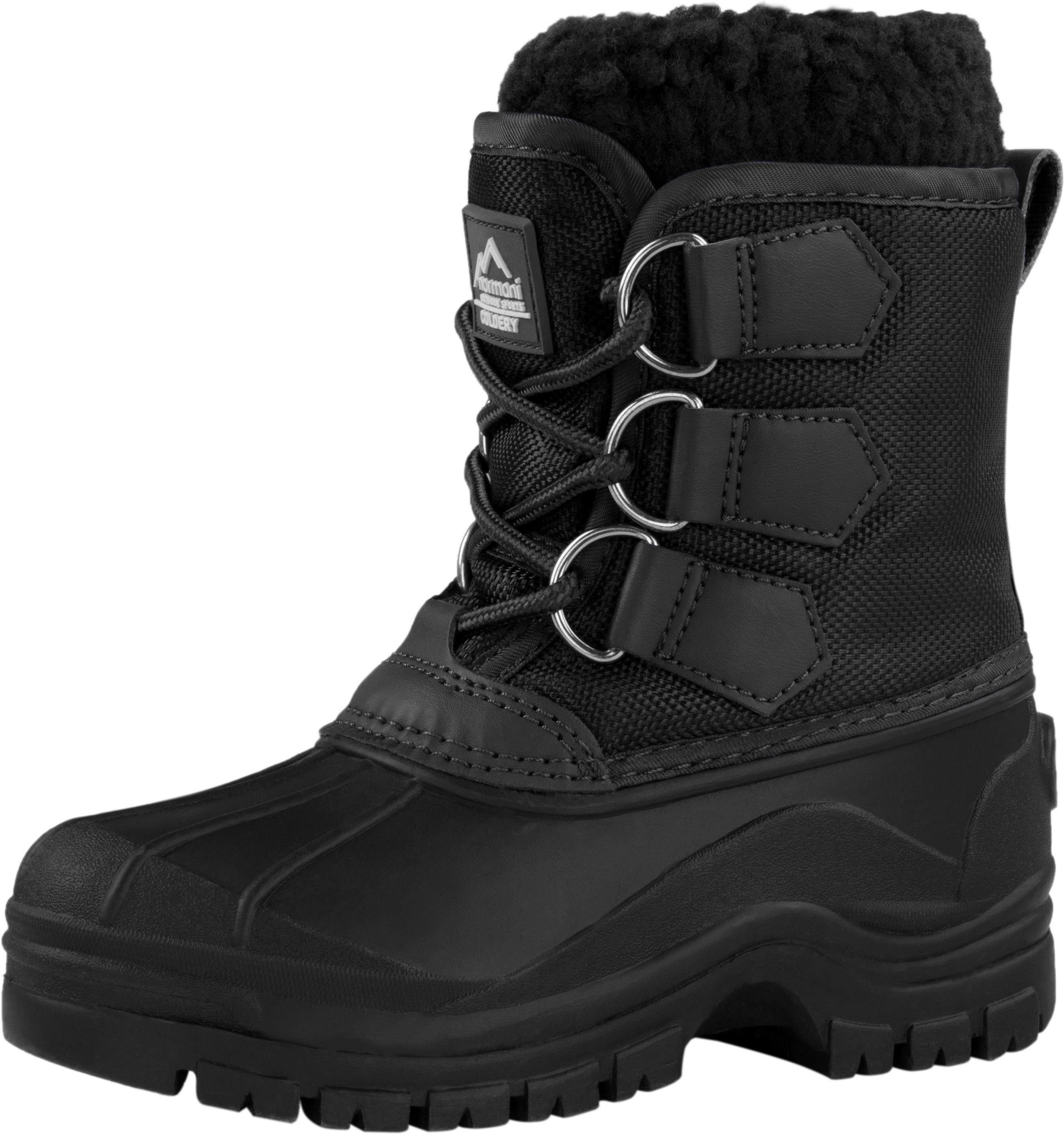 normani Kinder Kälteschutzstiefel Tulita Outdoorwinterstiefel Thermostiefel für Junge und Mädchen - Winterstiefel Winterschuhe bis -30°C gefütterte Schneestiefel Outdoorschuhe Wanderstiefel