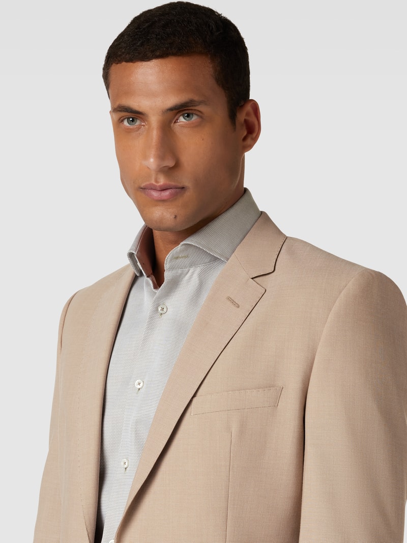 2-Knopf-Sakko mit Woll-Anteil Modell 'Jasper' in beige