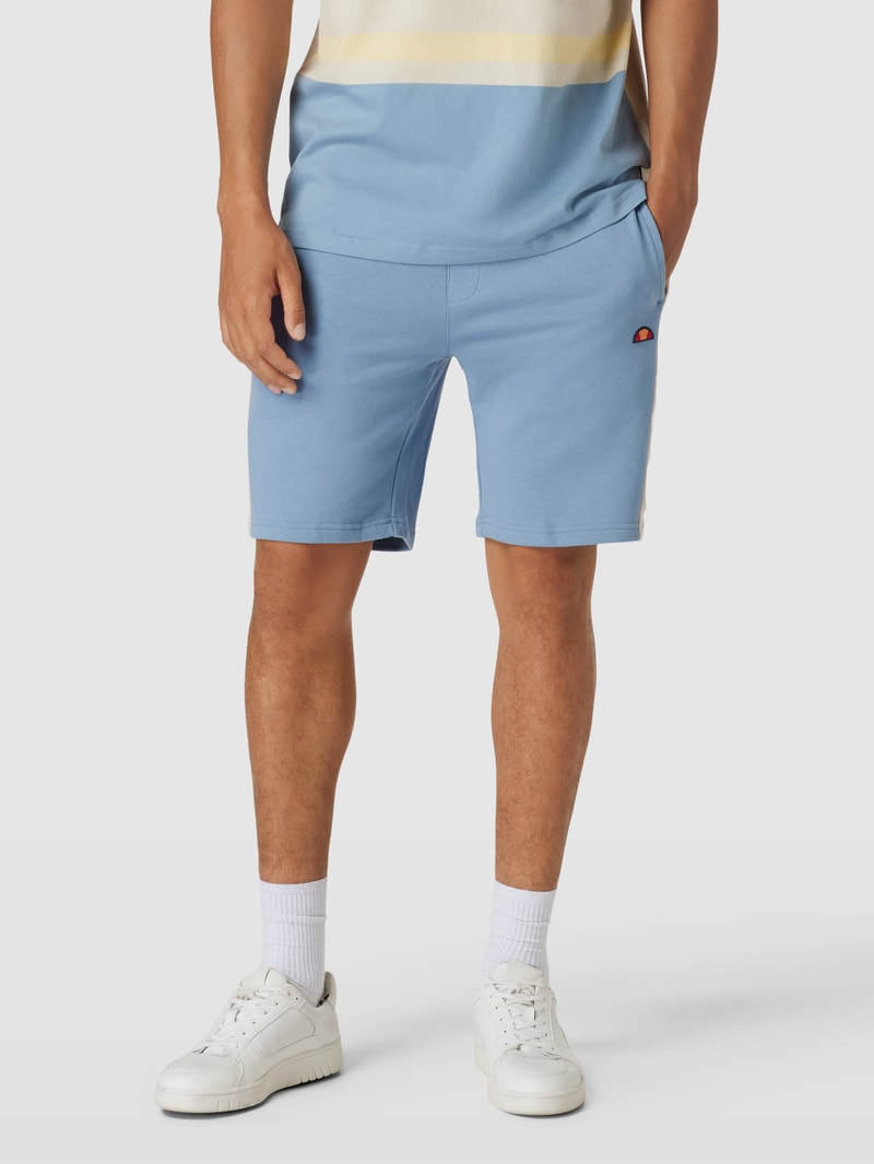 Sweatshorts mit Label-Applikation Modell 'Lallio' in blau