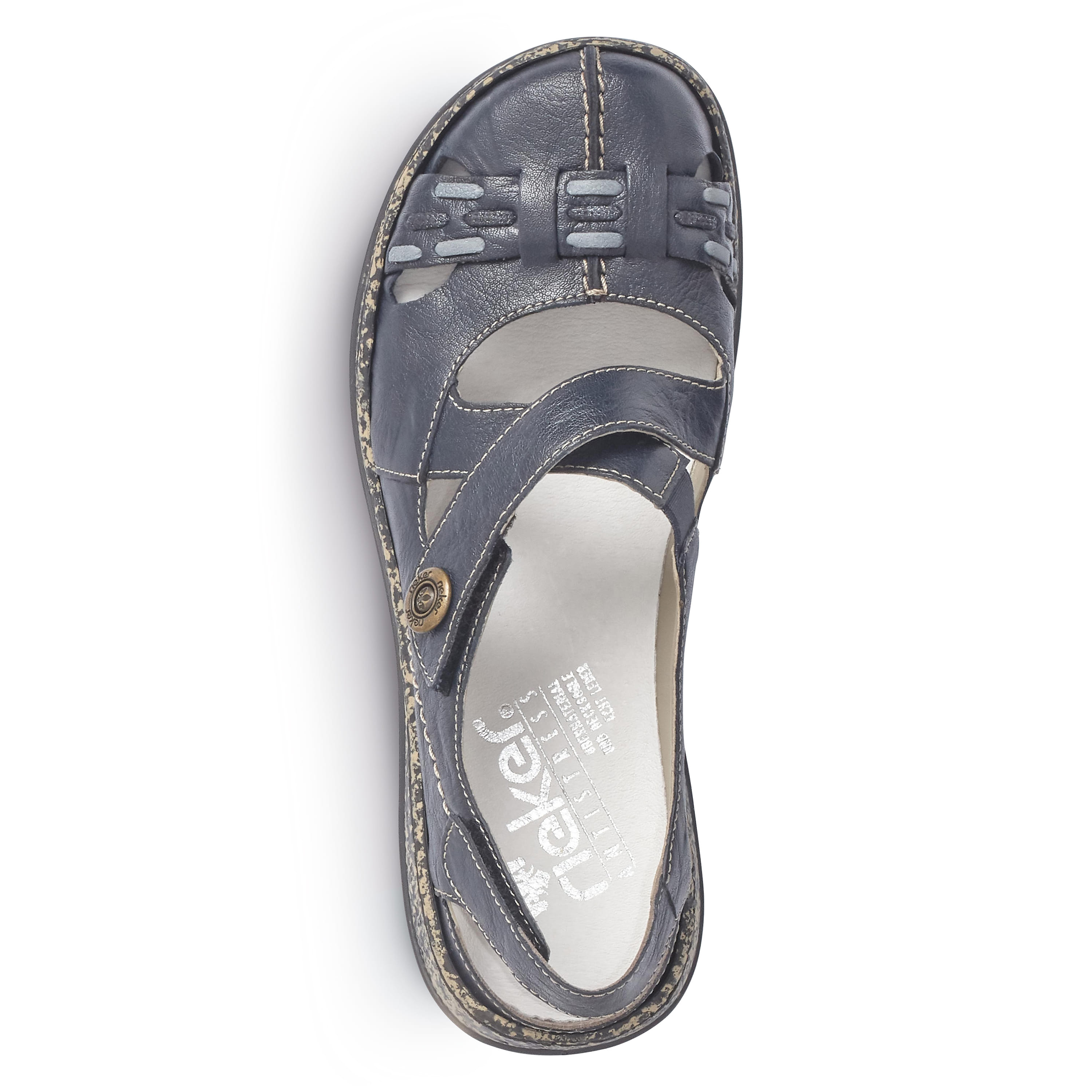 Rieker Damen Riemchensandalen marineblau