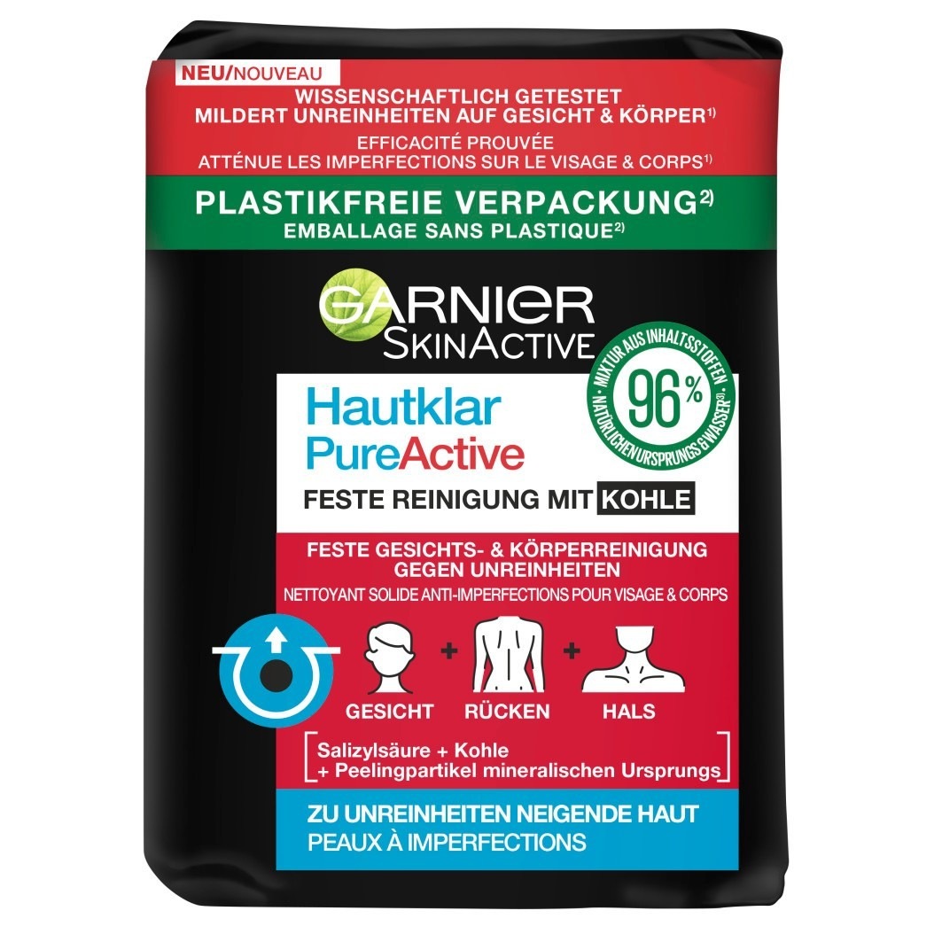Hautklar PureActive Feste Reinigung mit Kohle